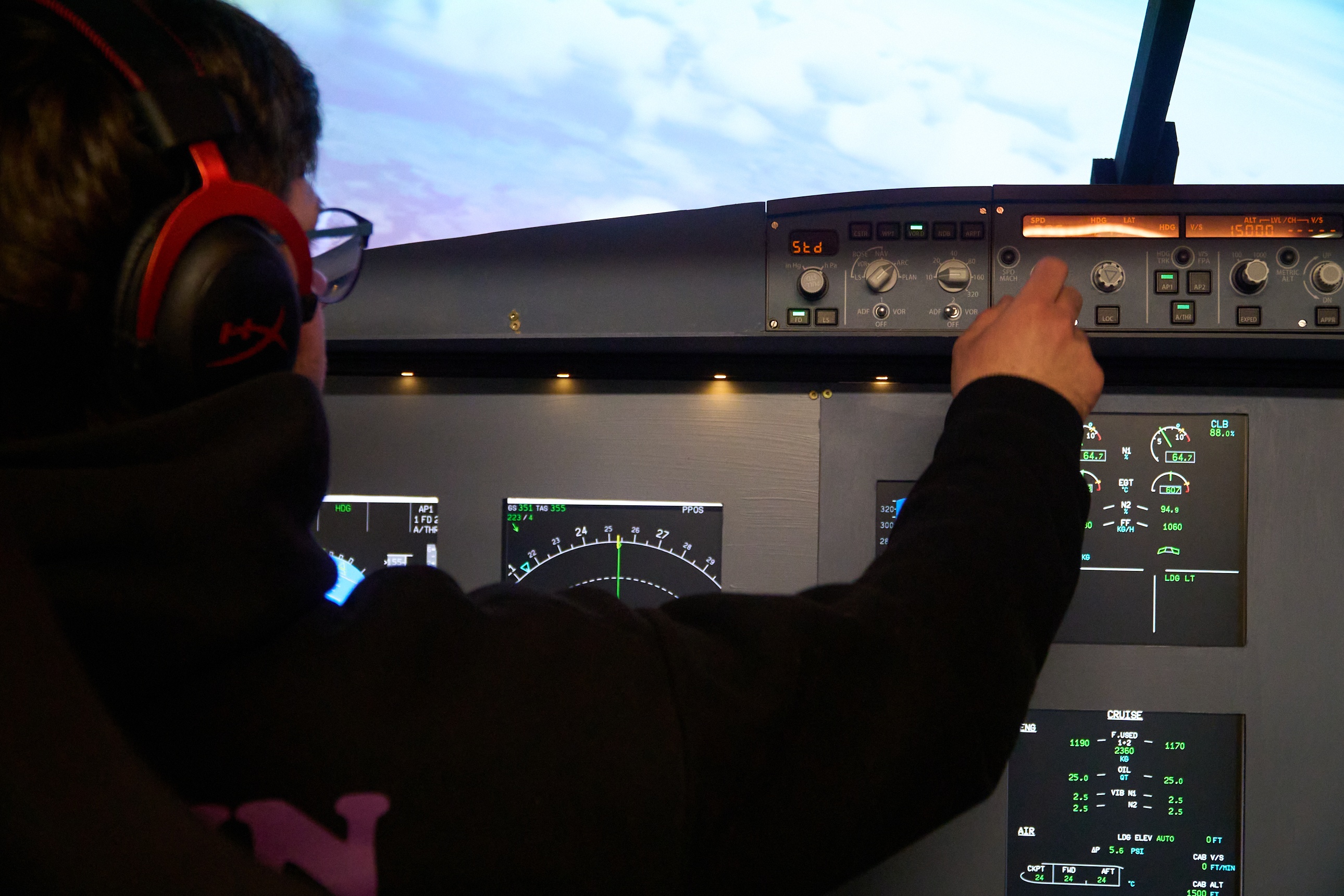 Flightlab A320 Cockpit Baufortschritt