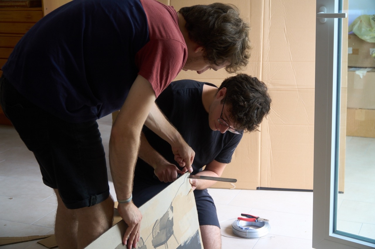 Aufbau der Grundstruktur