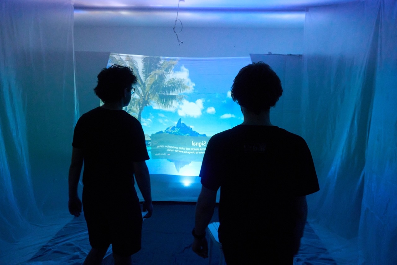 Erste Projektionstests