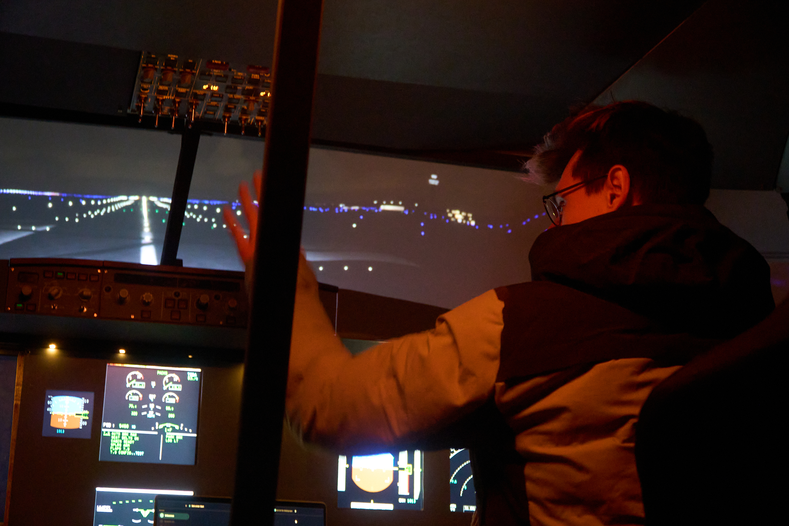 Instrumente im Night-Mode