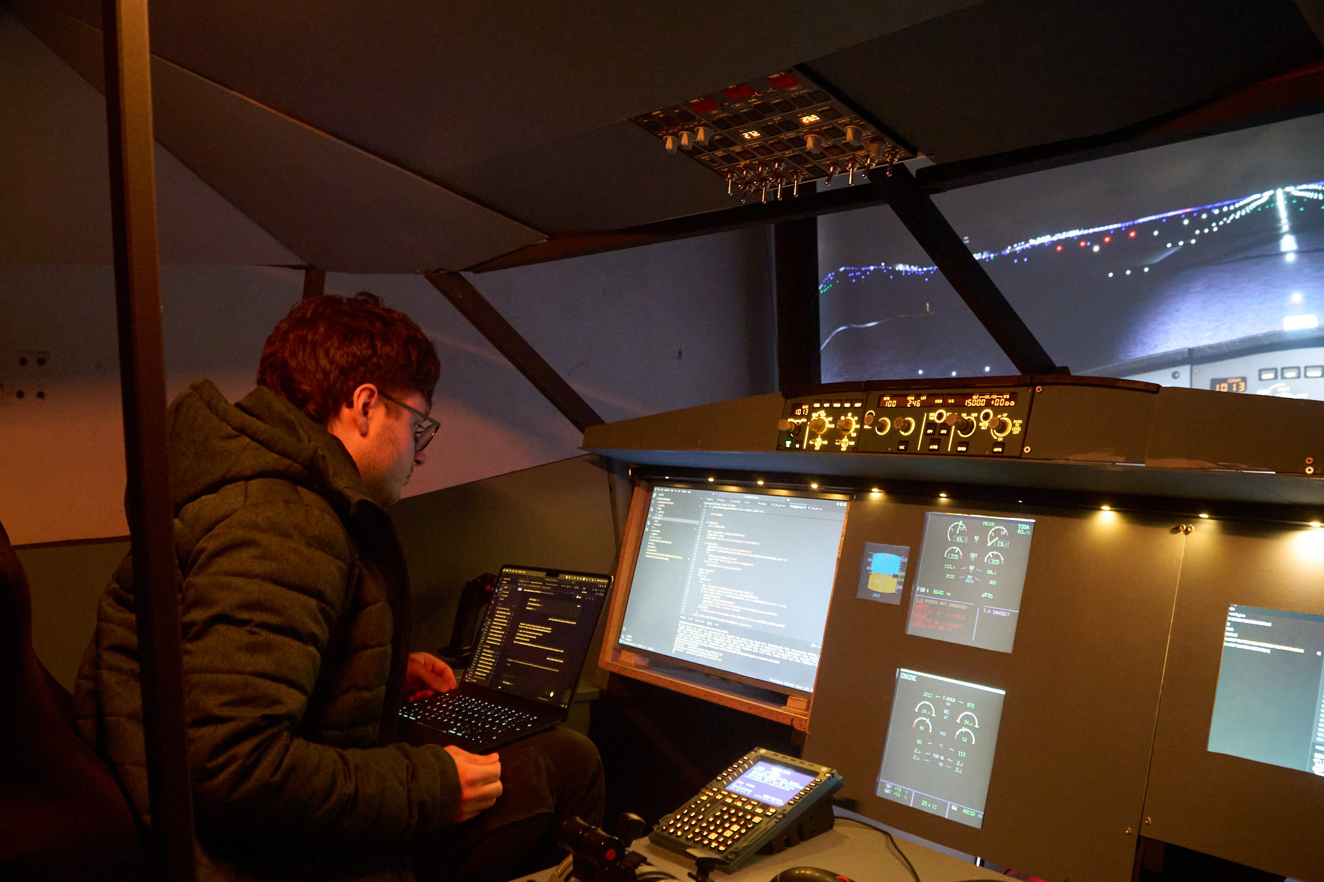 Runway-Lights zum ersten Mal